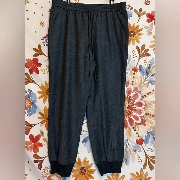 NWT J. Crew Womens 12 Wool Blend Pull On Jogger Minimalist Preppy Sweatpants - Picture 3 of 11